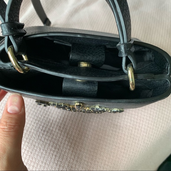 NWOT Zara Mini Embellished Cross Body Purse - Picture 6 of 8